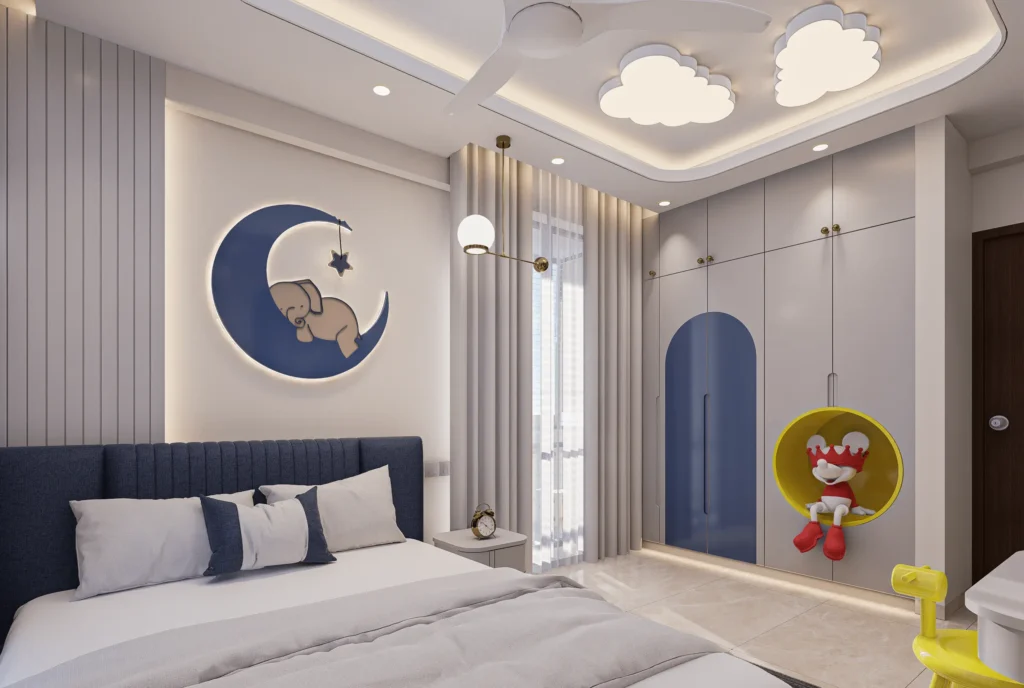 Kids bedroom interior